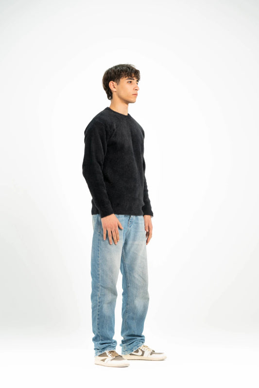 Black Opalith Mohair Sweater
