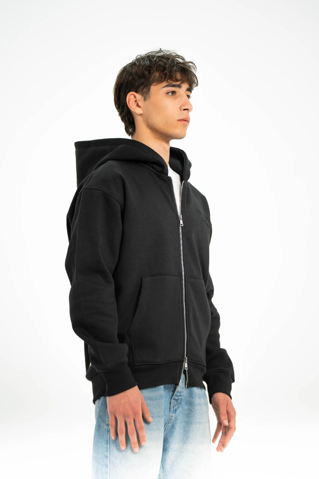 Black AV Artist Double Zipper