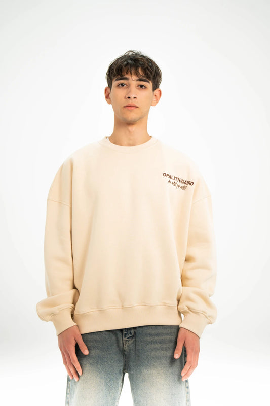 Beige AV Artist Crew Neck