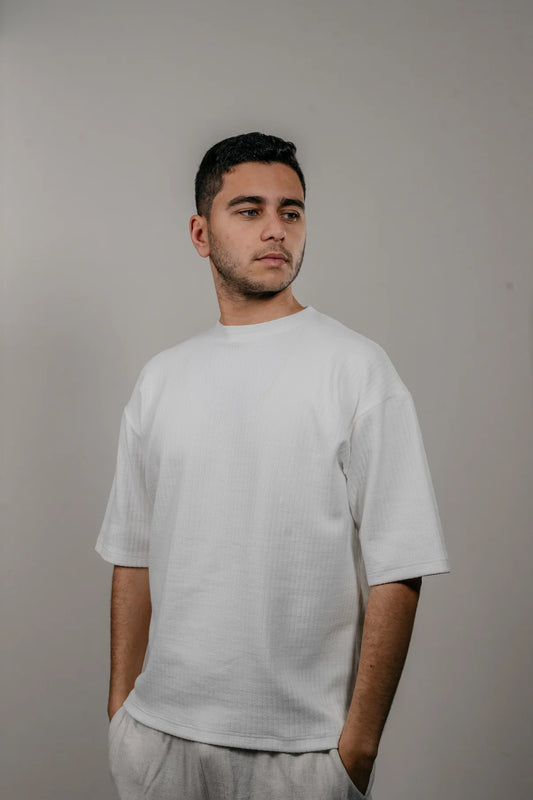 Textured Round Shirt