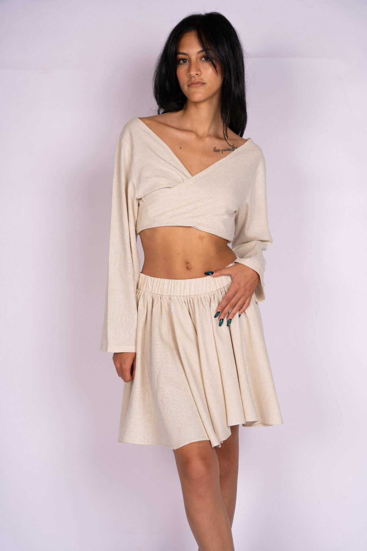 Beige Amara Skirt