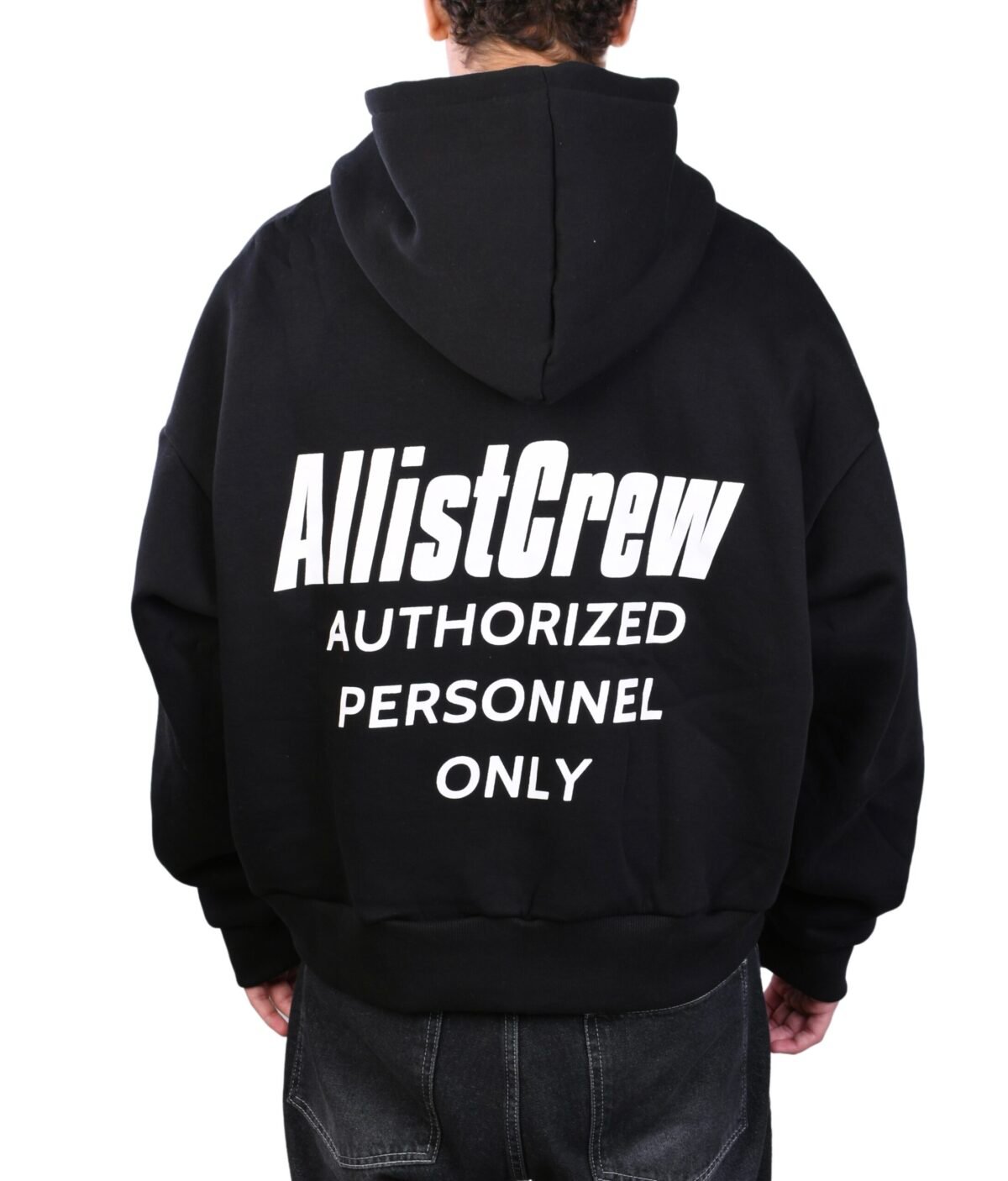 ALLIST CULTURE ‘Crew’ Black Hoodie - Image 2