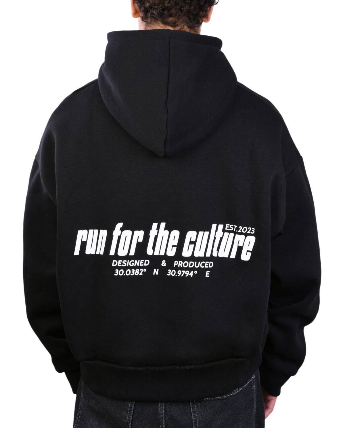 ALLIST CULTURE ‘Run for the Culture’ Black Hoodie - Image 2