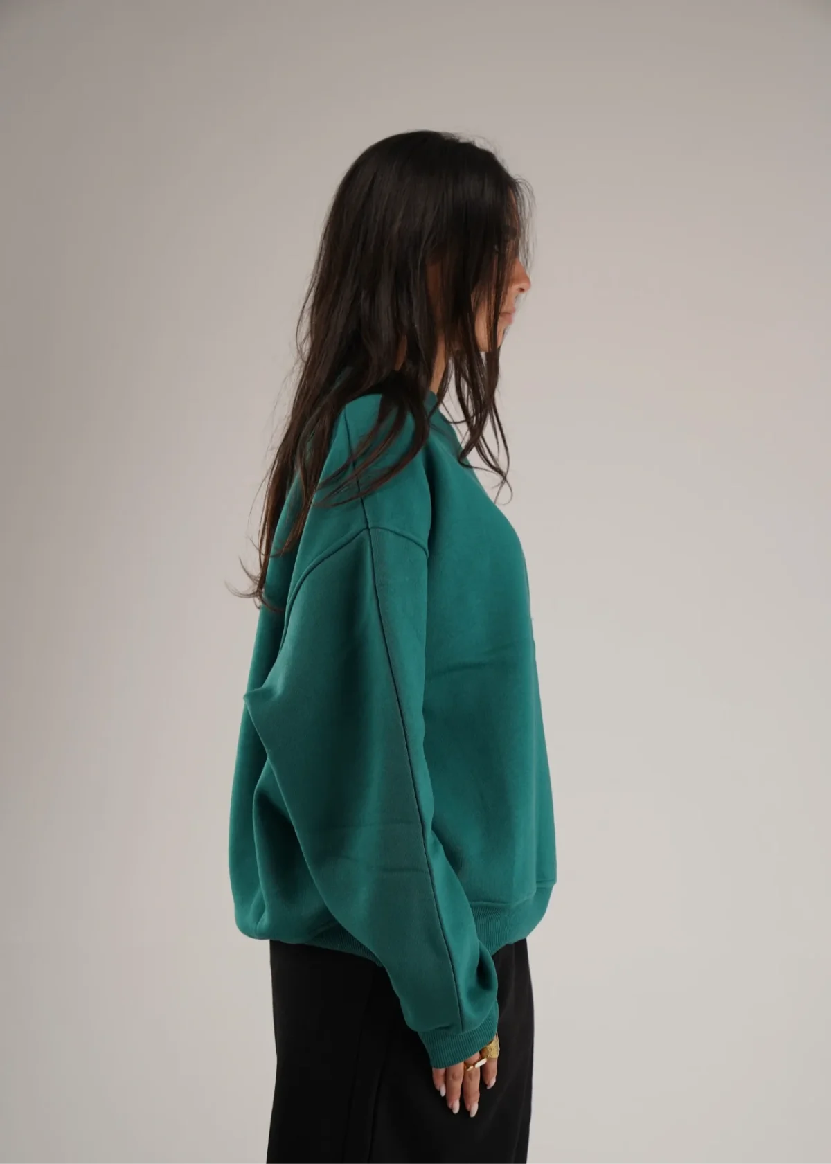 Jade green crewneck - Image 2
