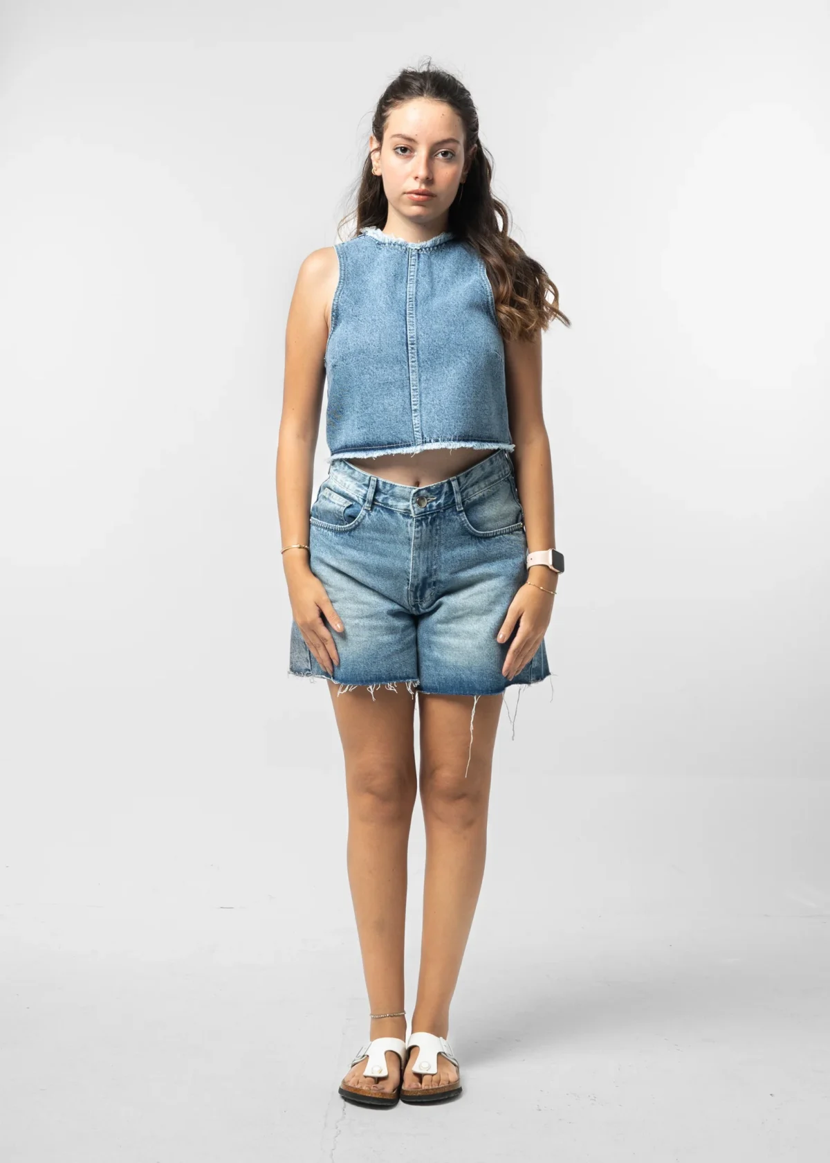 Blue Denim Vest - Image 2
