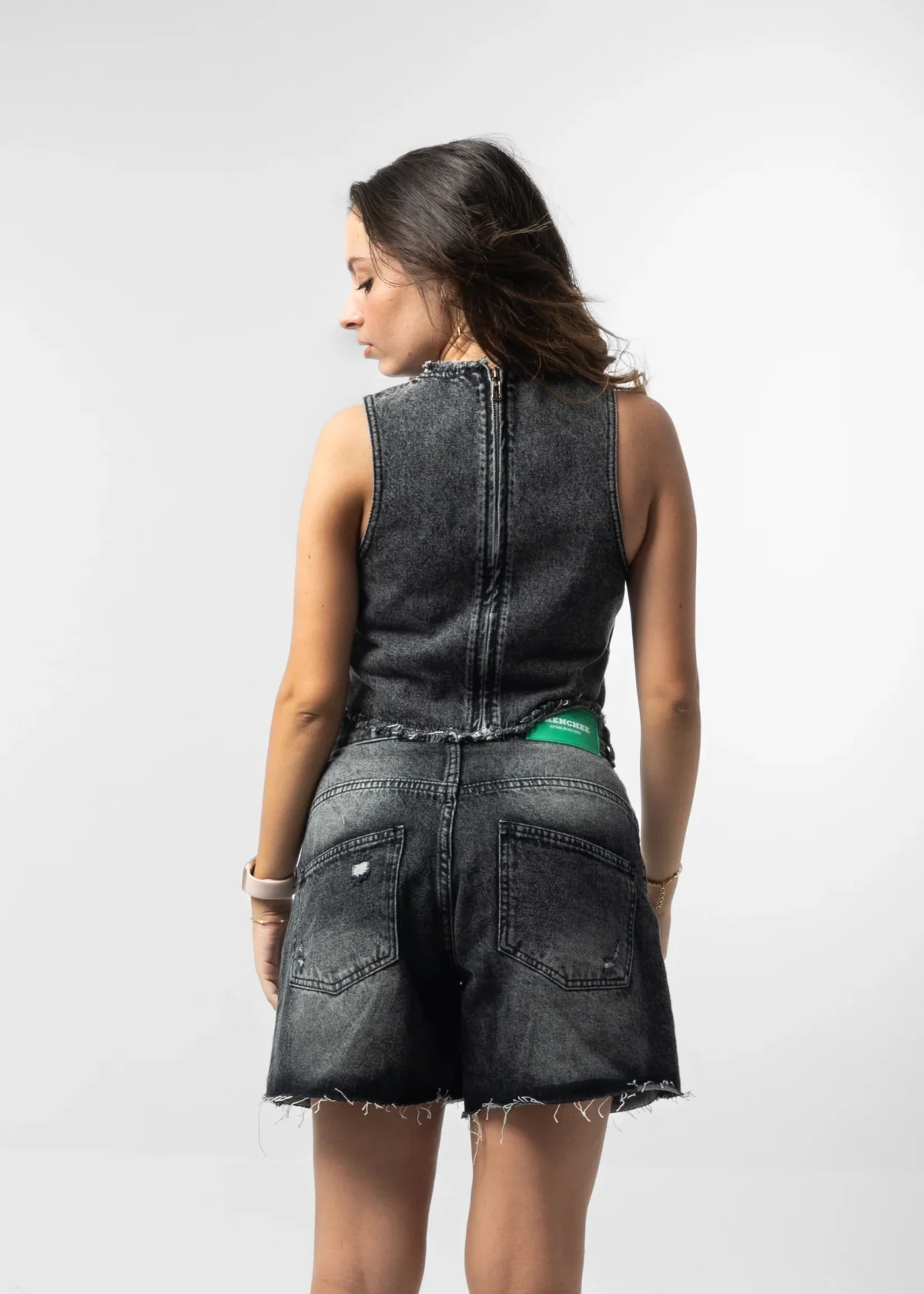 Black Frenchee Chic Shorts - Image 3
