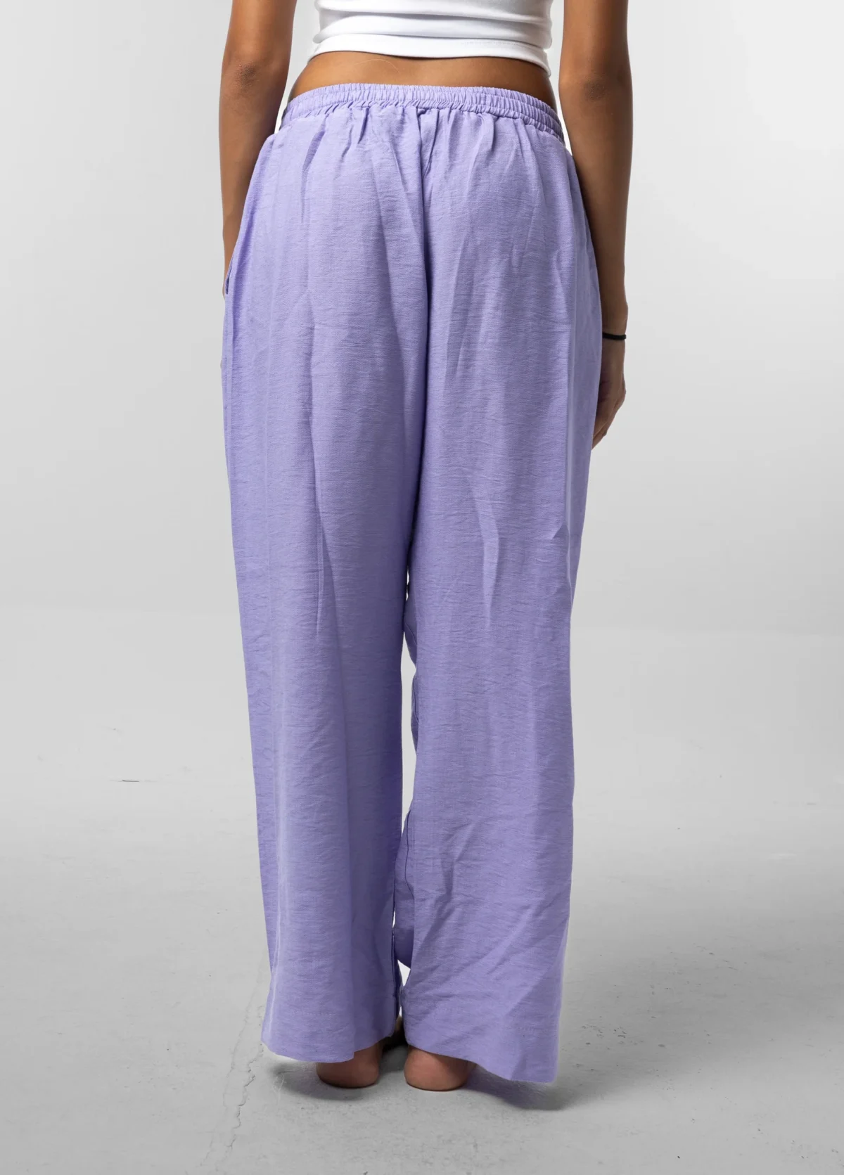 Purple Linen Pants - Image 2