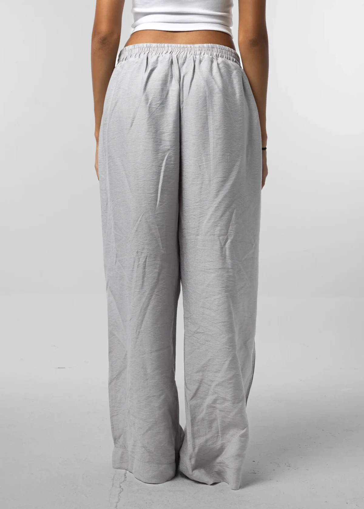 Grey Linen Pants - Image 2