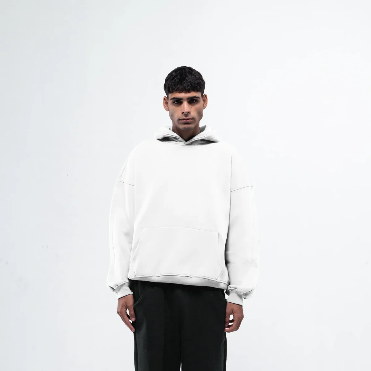 White hoodie