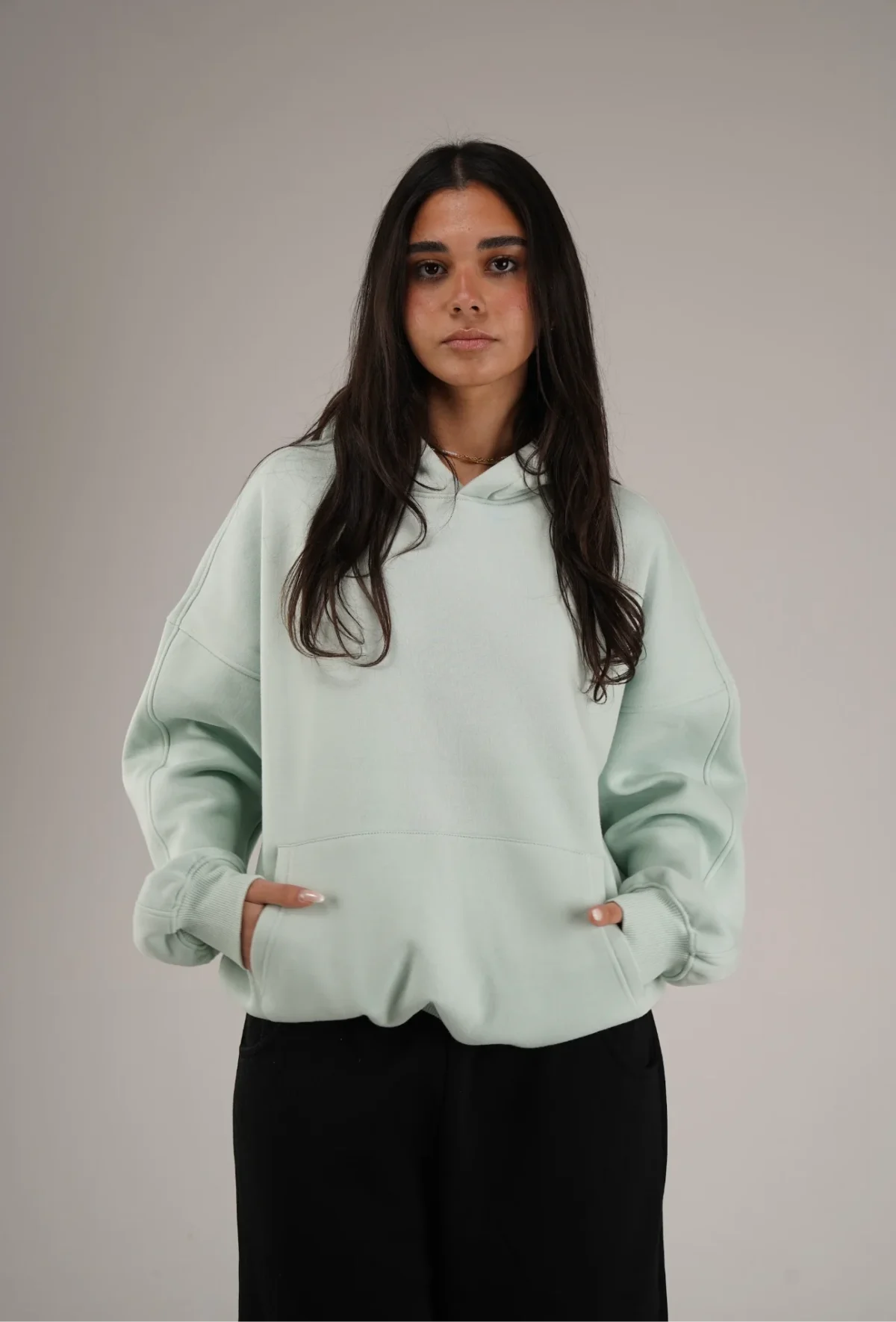 Mint green hoodie - Image 2