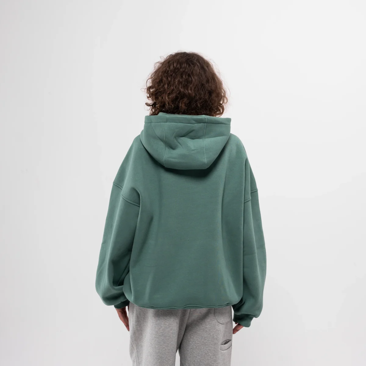 Pine-green hoodie - Image 3