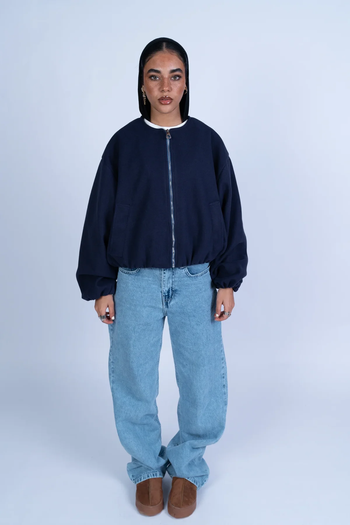 Navy Purple Jacket