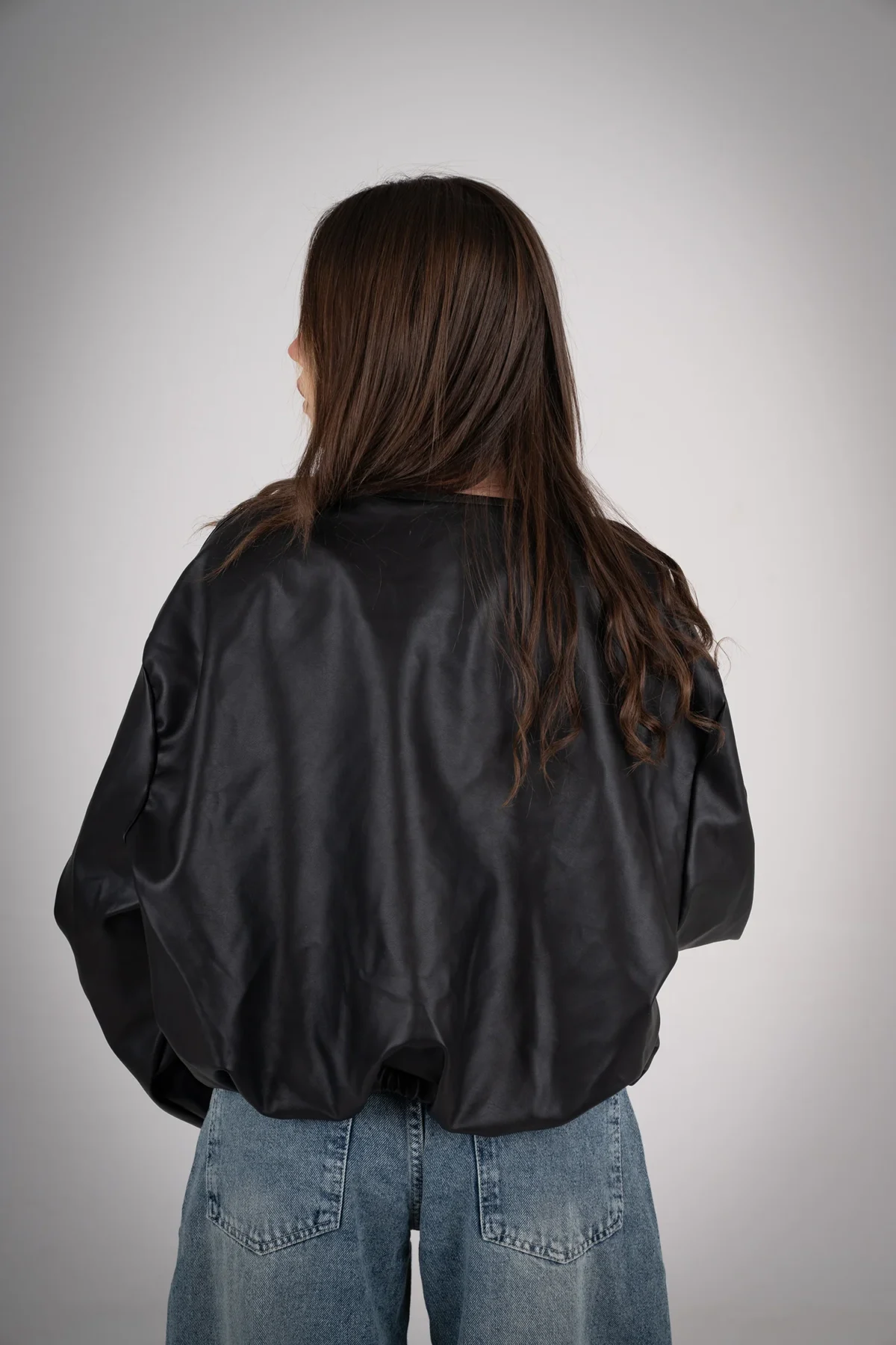 Black Leather Jacket - Image 3