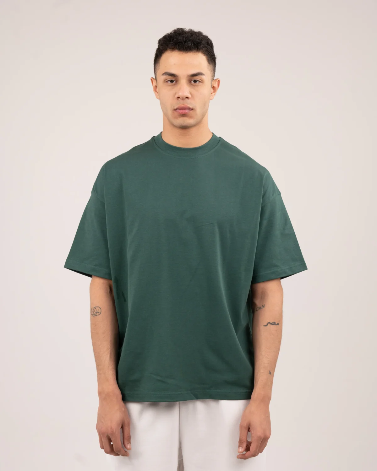 Heavy-Weight t-shirt - Emerald green - Image 3