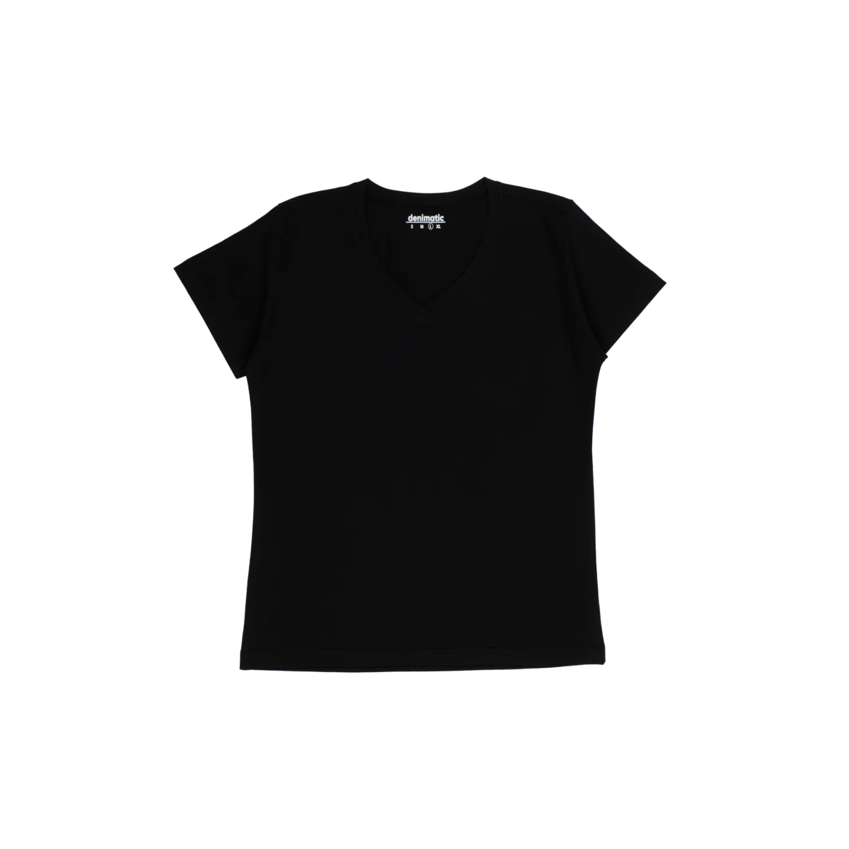 V-neck t-shirt - Black