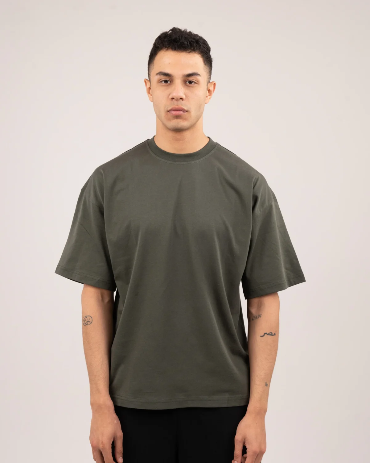 Mid-Weight t-shirt - Olive green - Image 3