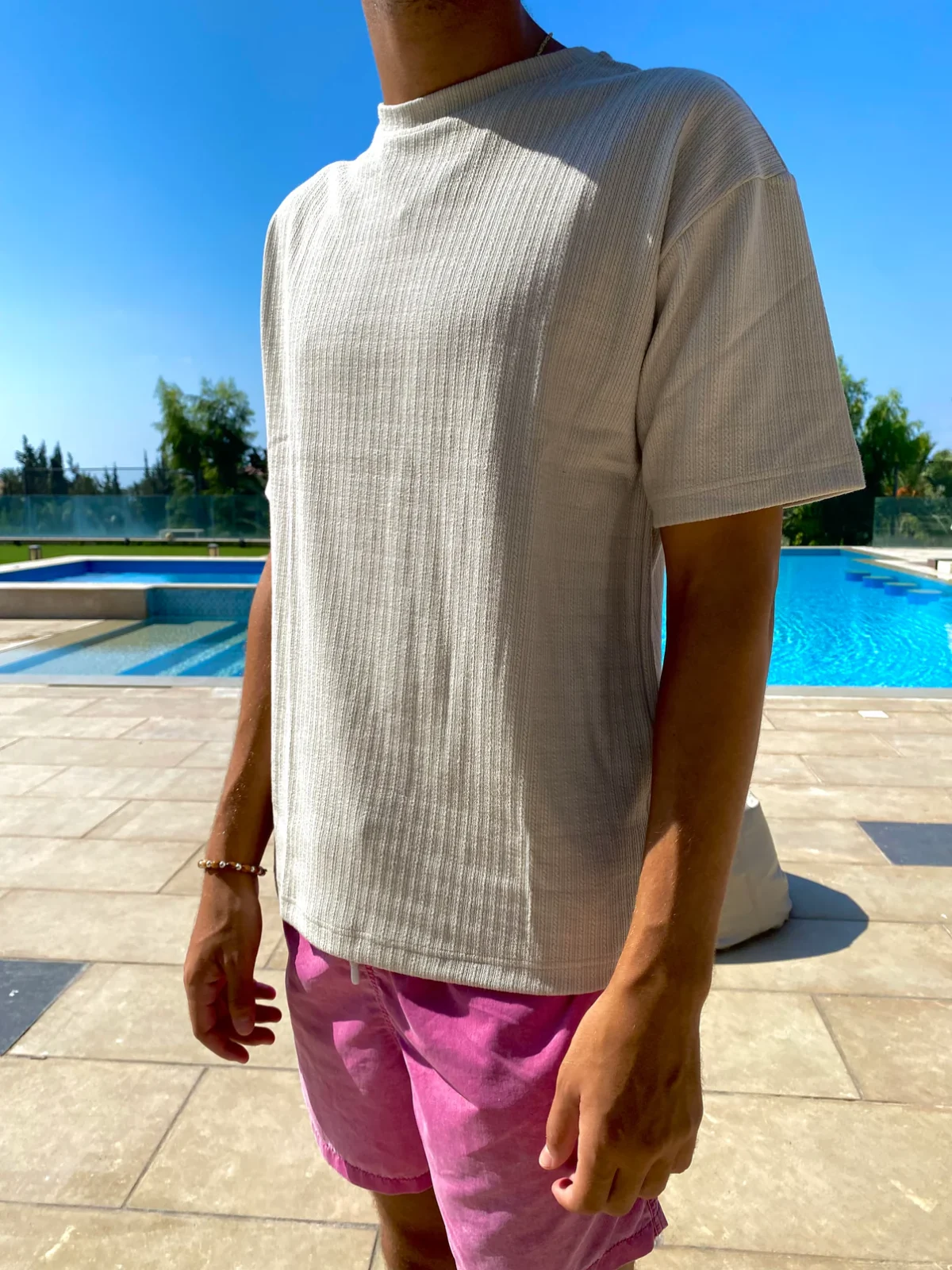 Textured Round Shirt - Image 2