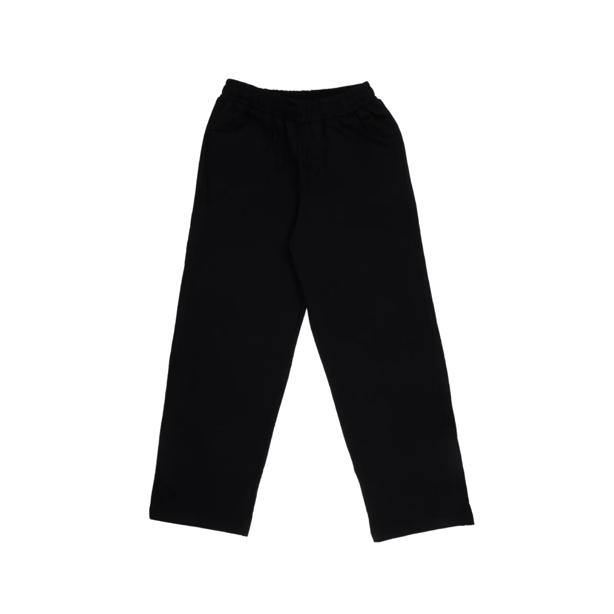 Wide-leg sweatpants - Black
