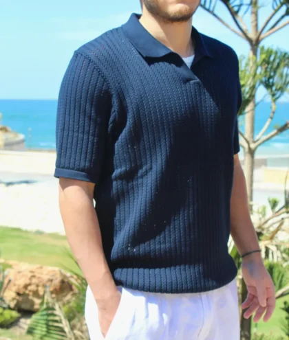 Knitted Polo T-shirt