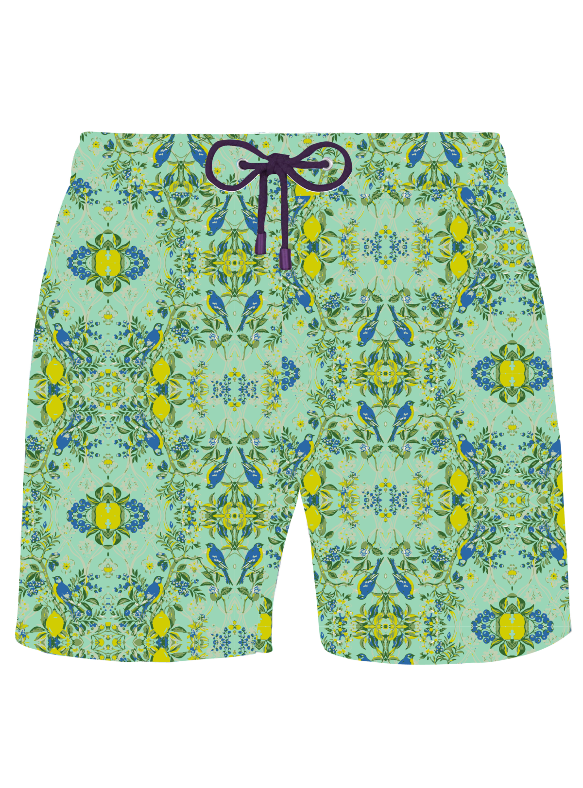 Lemon Delight Swim Shorts