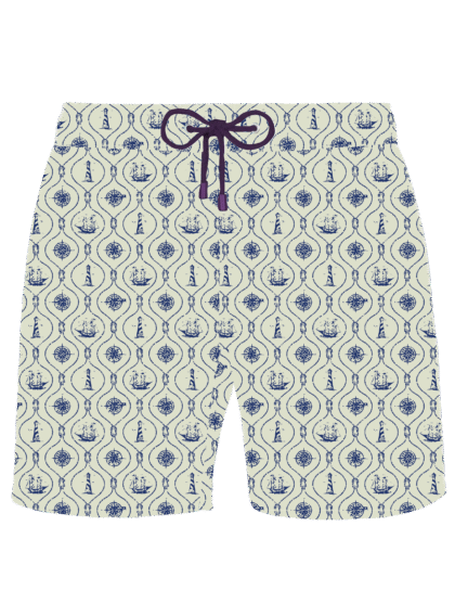 Monochrome Boats Swim Shorts