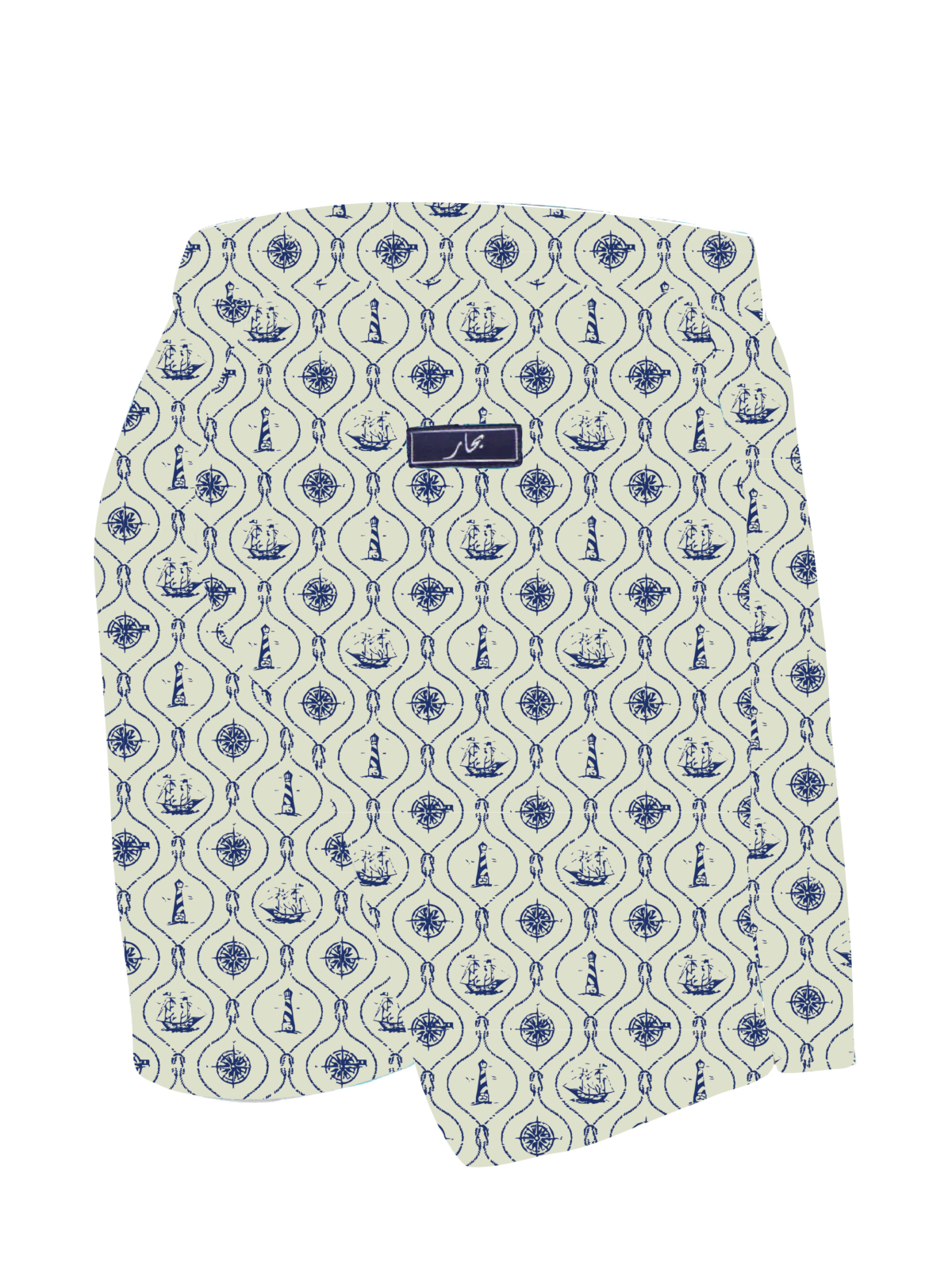 Monochrome Boats Swim Shorts - Image 2