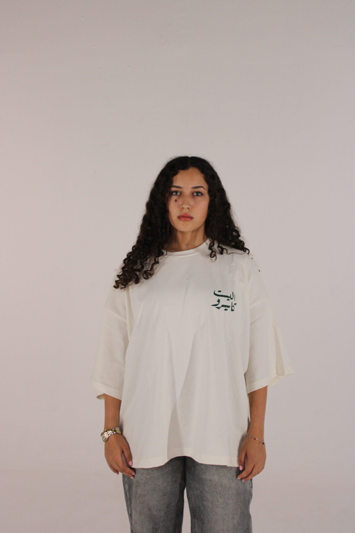 ALLIST CULTURE "Borg EL Kahera" Off-White T-shirt