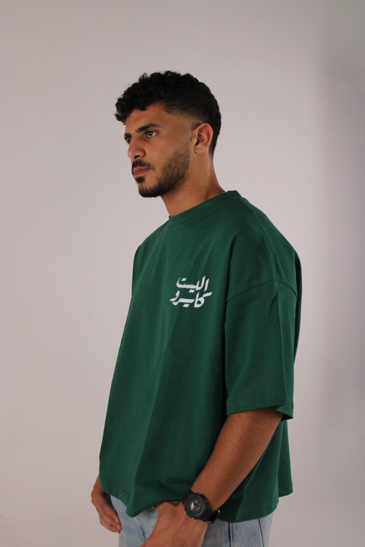 ALLIST CULTURE "Borg EL Kahera" Pine Green T-shirt - Image 2