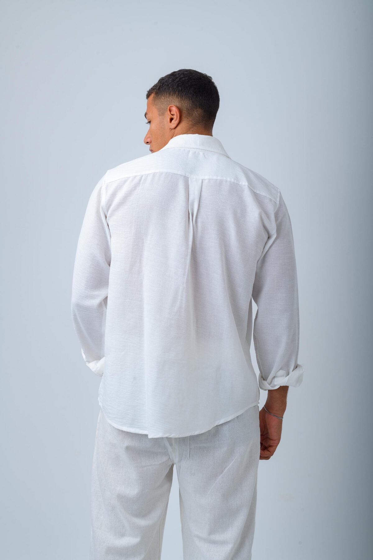 White Linen Shirt - Image 3