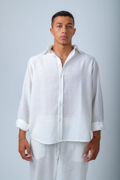 White Linen Shirt