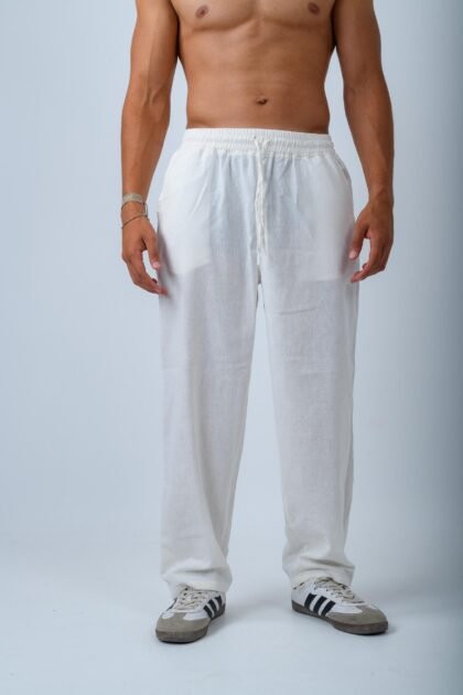 White Linen Pants