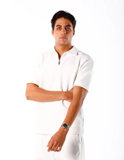 wrox polo in white