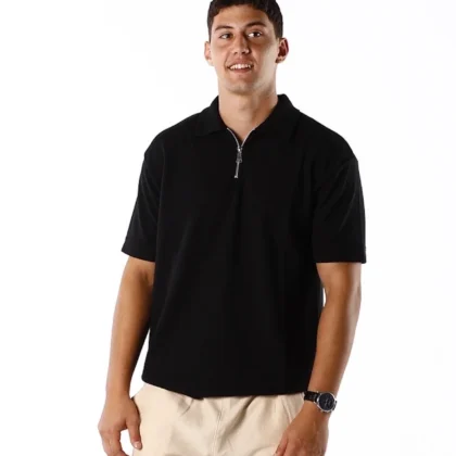 wrox polo in black