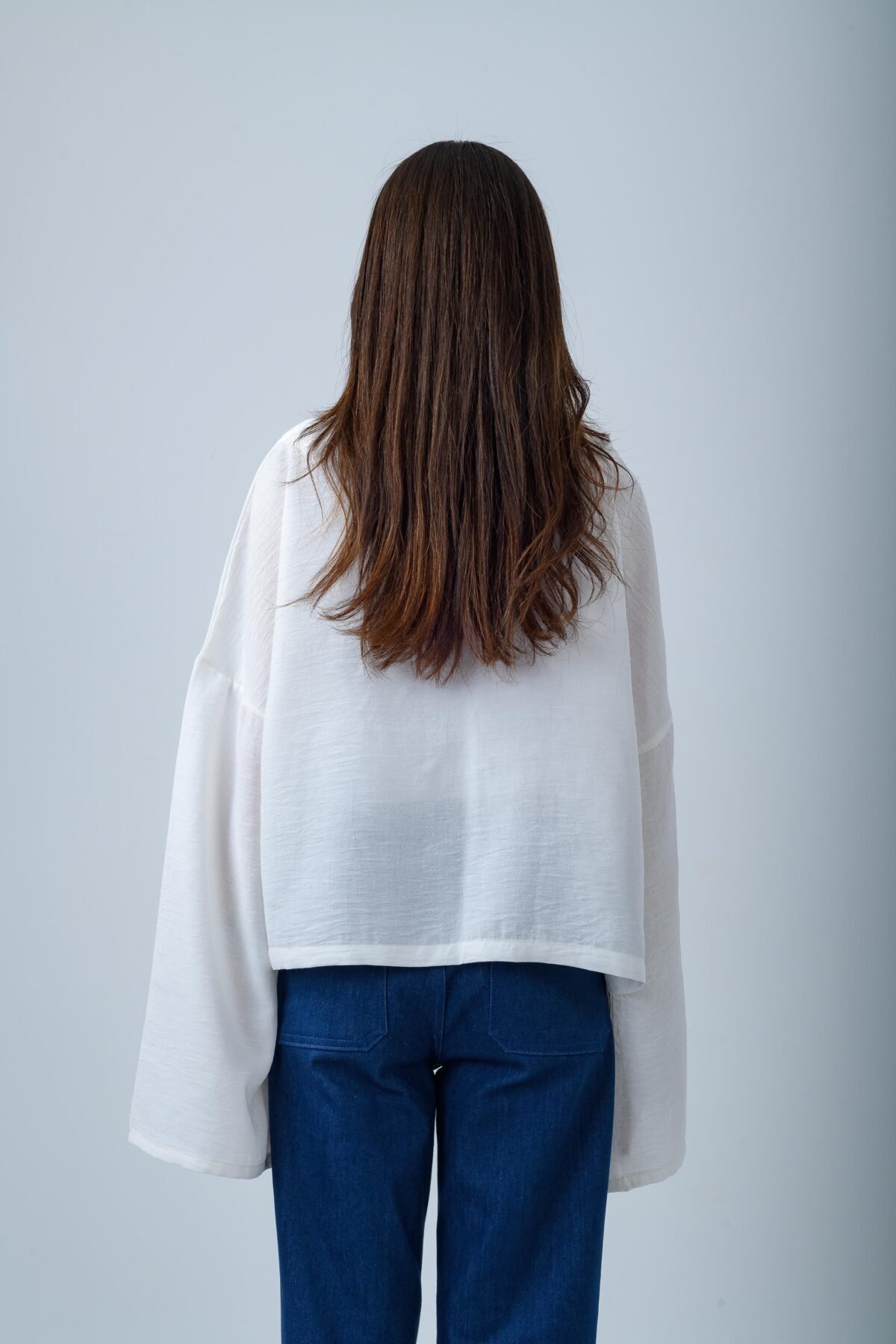White Linen Cover-up - Image 3