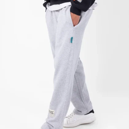 Heather Gray Relaxed Straight Leg Sweatpants