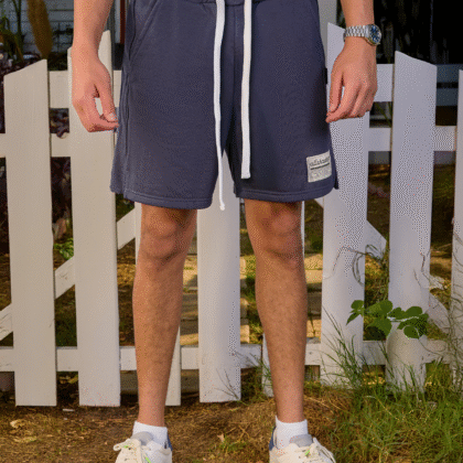 Deep Navy Four Pockets Sweat Shorts