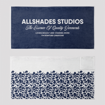 Navy Blue Micro Fiber Towel