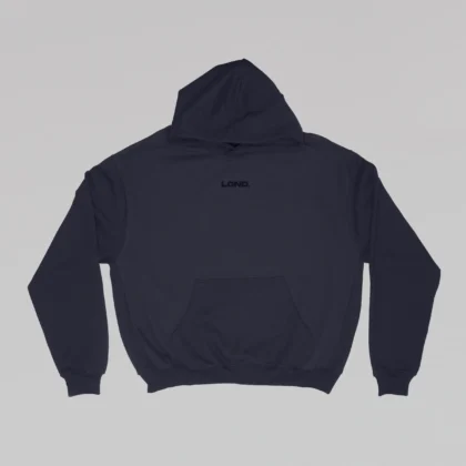 Mini Logo Navy Hoodie