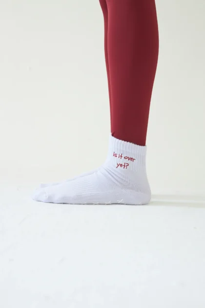 "Is it over yet?" mad grip socks