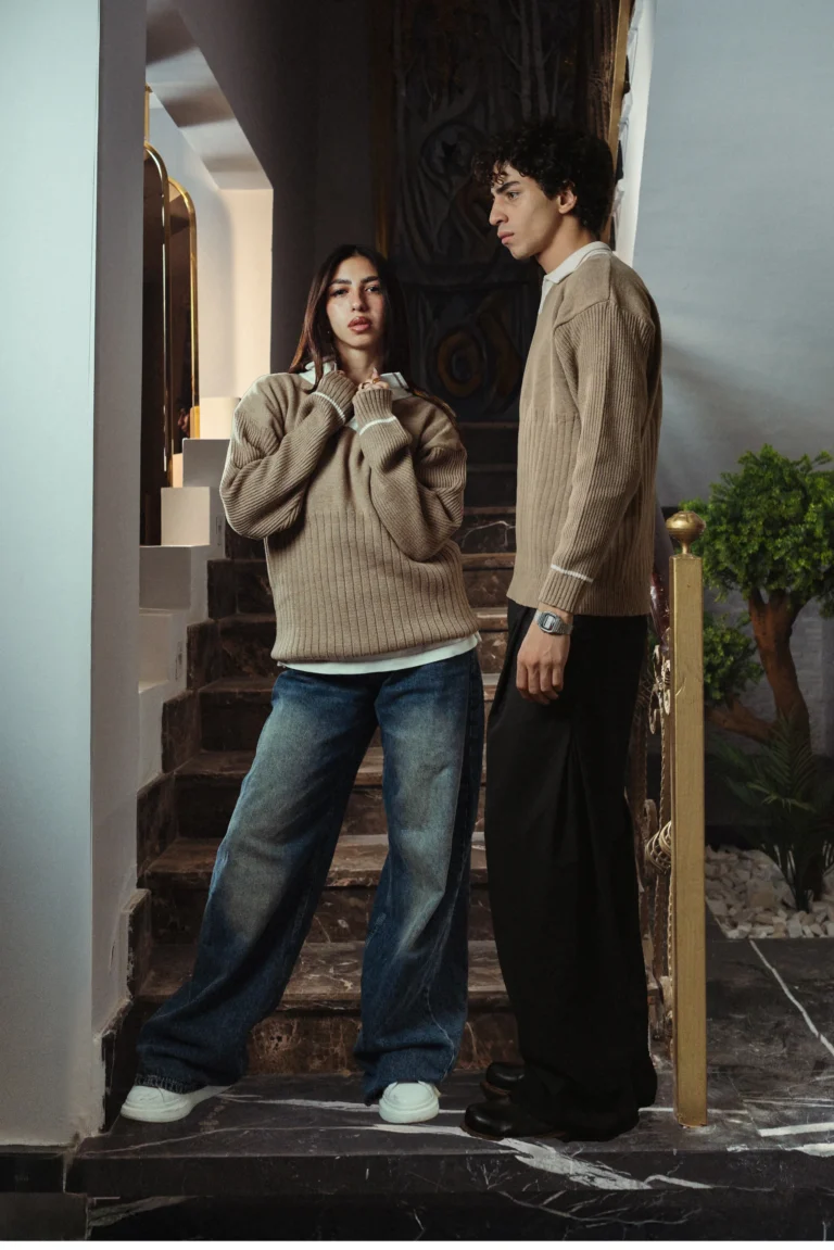 Arabian Beige Knitted Polo