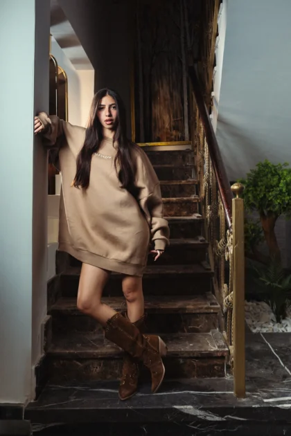 Oversized Longline Crewneck