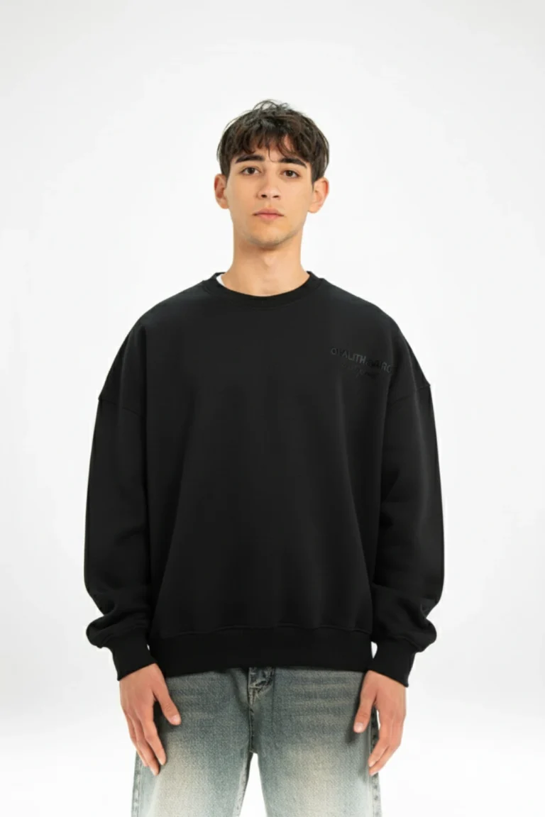 Black AV Artist Crew Neck