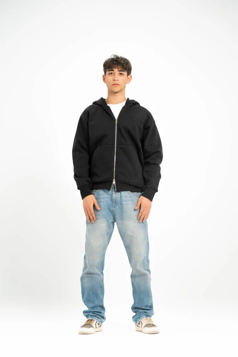 Black AV Artist Double Zipper