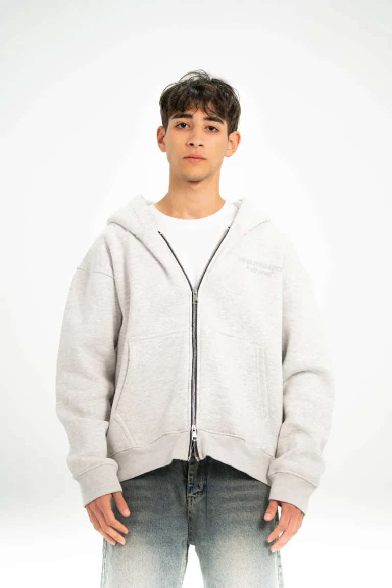 Grey AV Artist Double Zipper